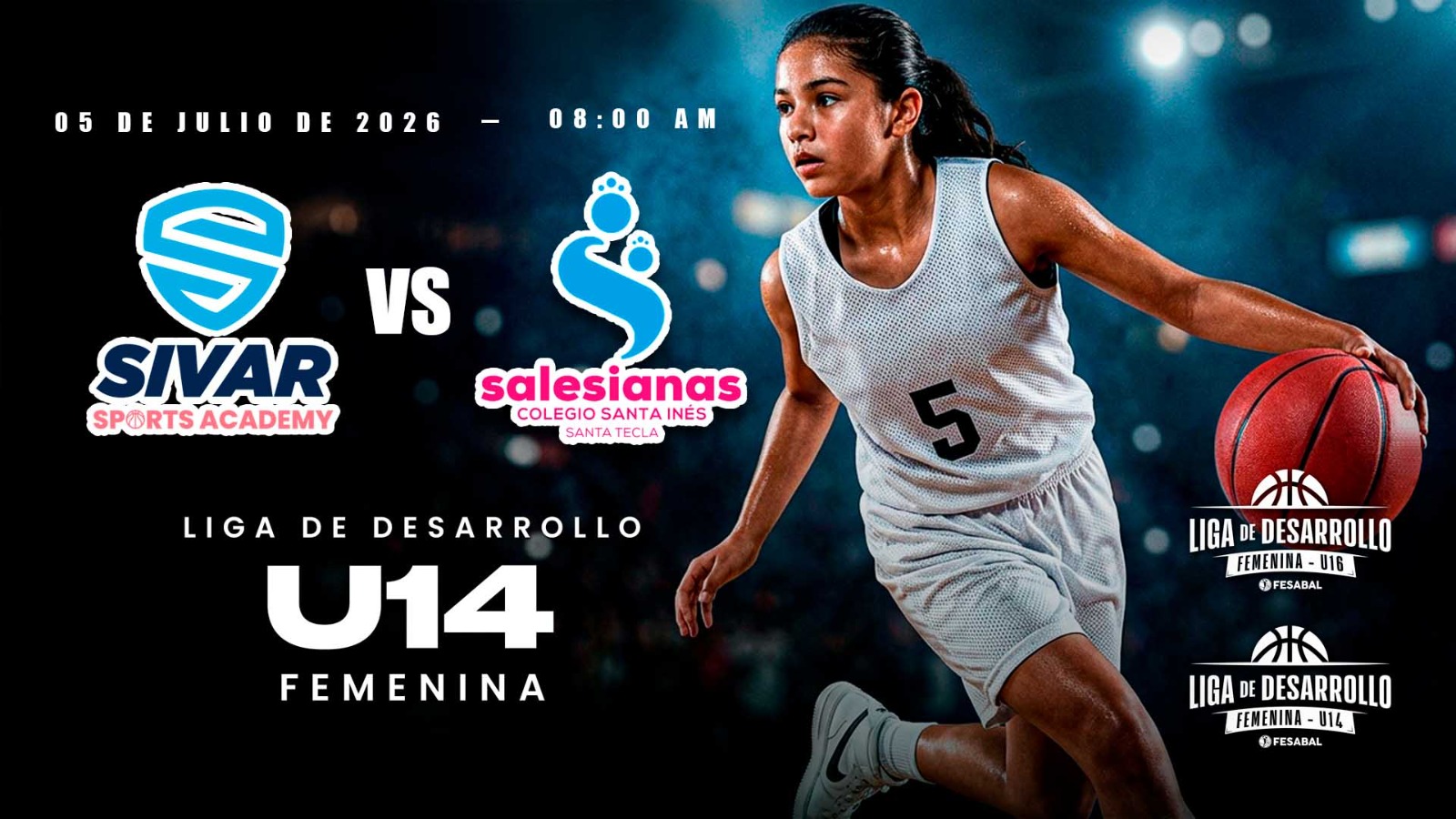05 JUL | LD | U14F | SIVAR SPORTS ACADEMY 14F vs SANTA INÉS 14F - AloudTV Sports