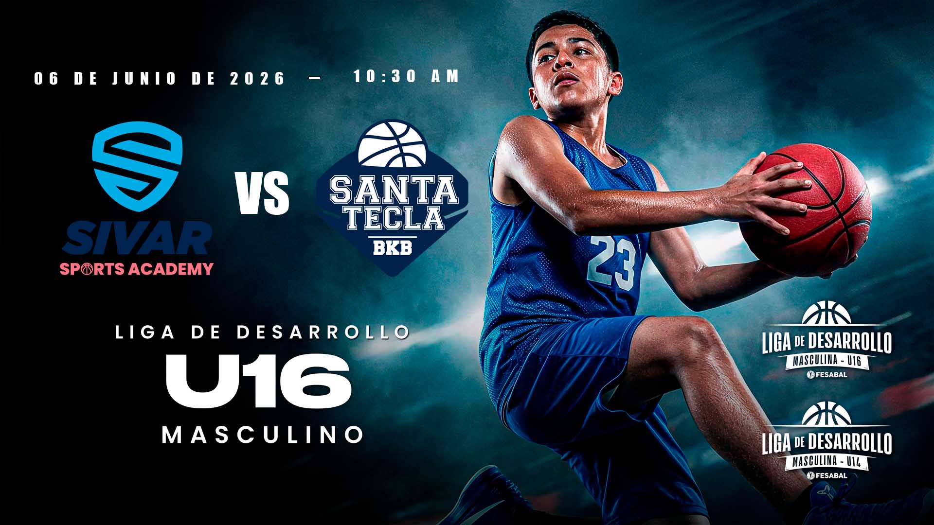 06 JUN | LD | U16 M | SIVAR SPORTS ACADEMY vs SANTA TECLA IMDELS - AloudTV Sports