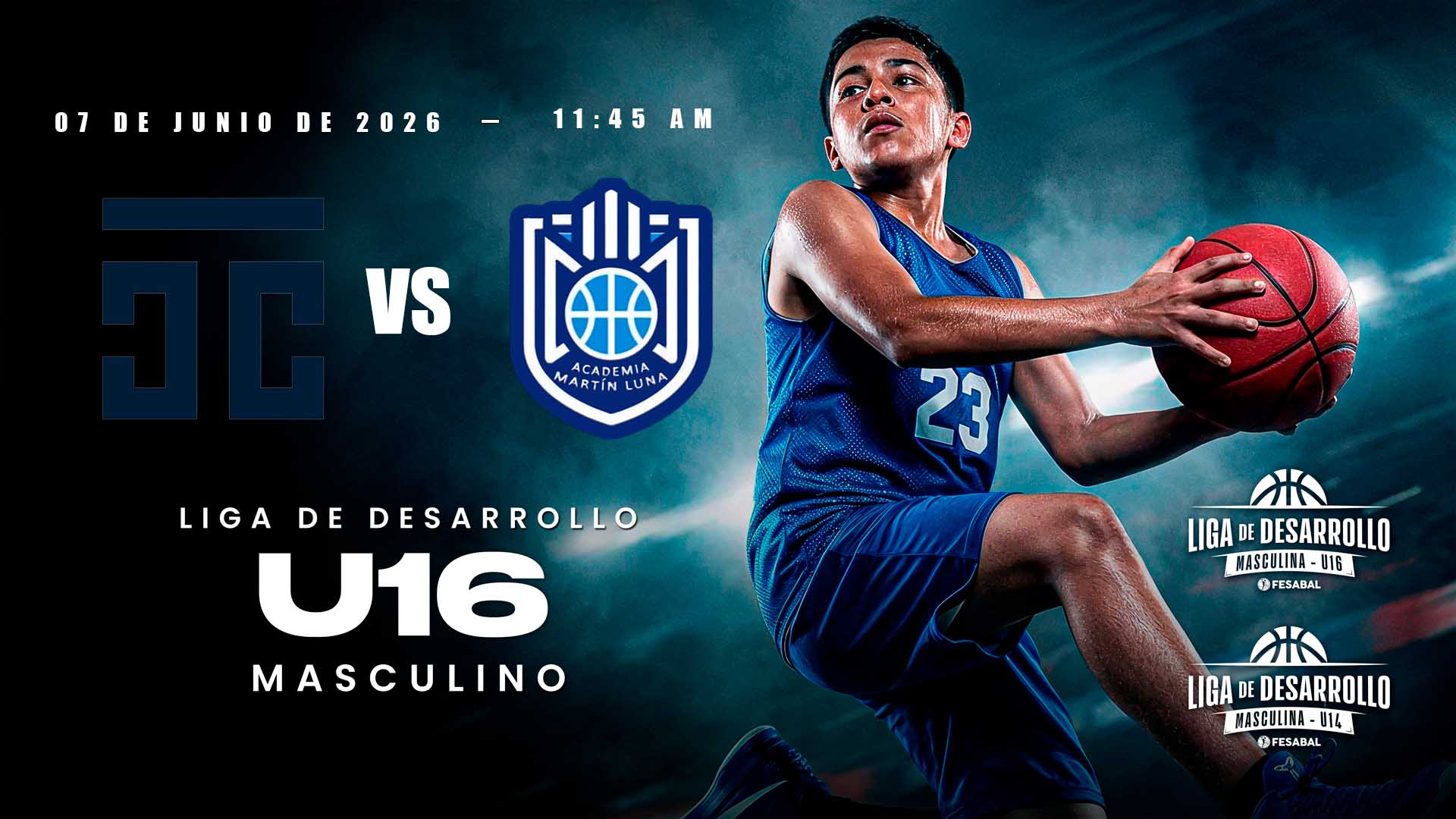 07 JUN | LD | U16 M | CTC BKB CLUB vs ACADEMIA MARTÍN LUNA - AloudTV Sports