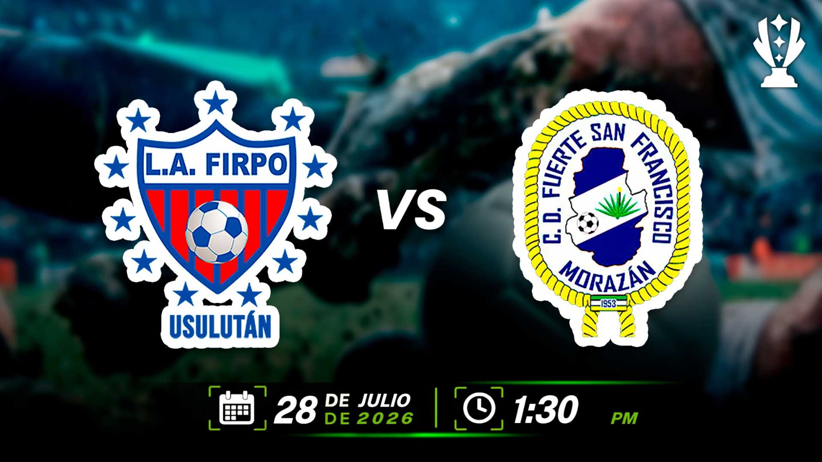 28 JUL | SUB17 | CD LUIS ANGEL FIRPO VS FUERTE SAN FRANCISCO - AloudTV Sports