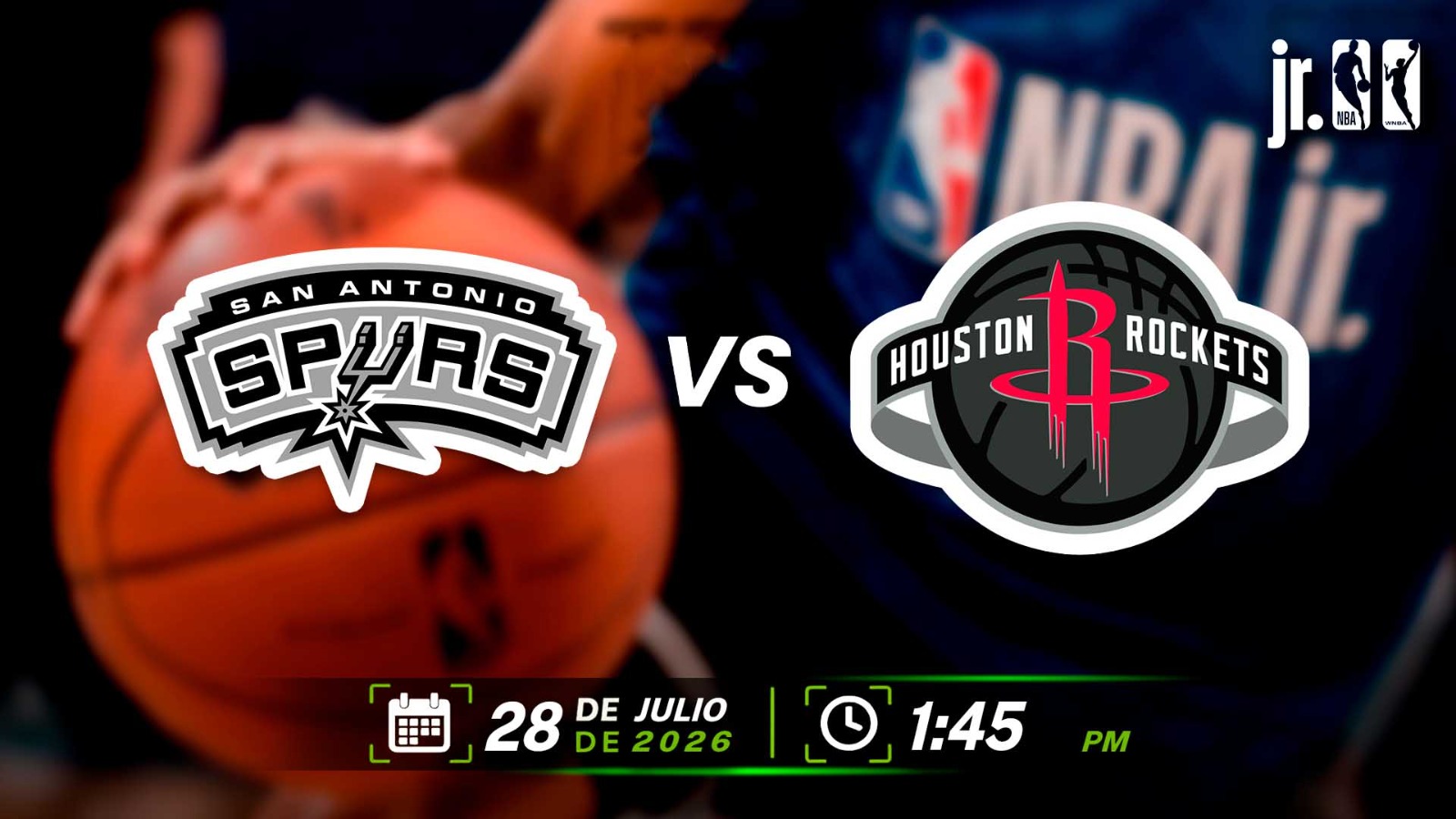 28 JUL | JRNBA | MASC | SPURS (COL. GARCÍA FLAMENCO) vs ROCKETS (COL. DON BOSCO) - AloudTV Sports