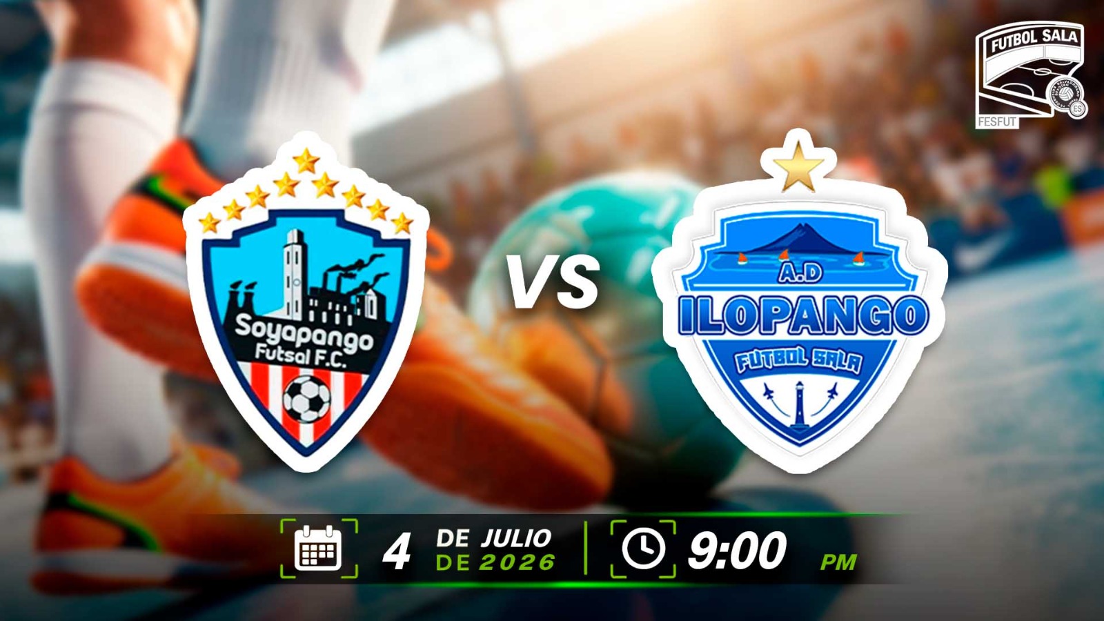 04 JUL | FUTBOL SALA | SOYAPANGO VS ILOPANGO - AloudTV Sports