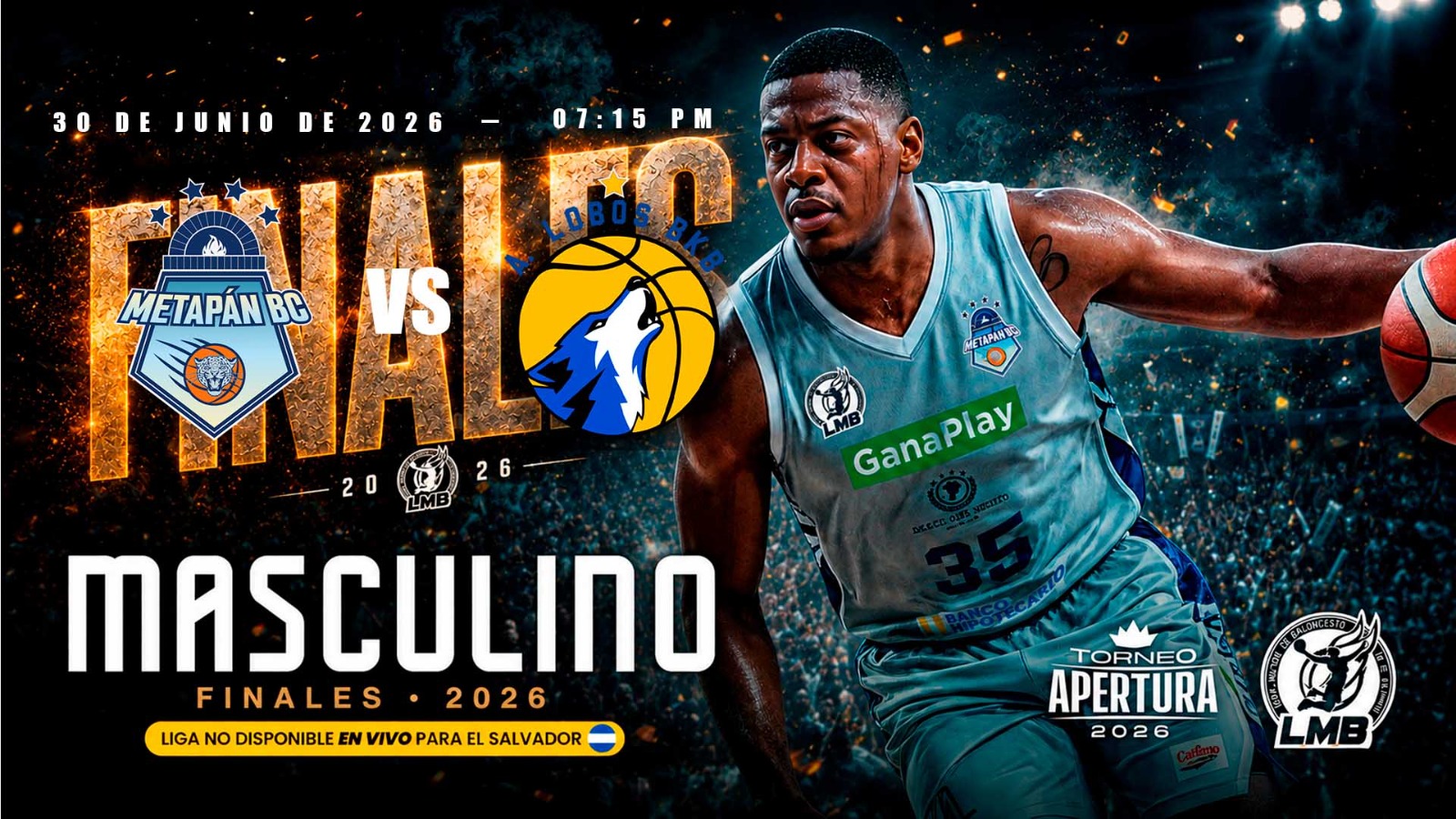 30 JUN | LMB | FINALES | 1 METAPAN vs 3 LOBOS  - AloudTV Sports