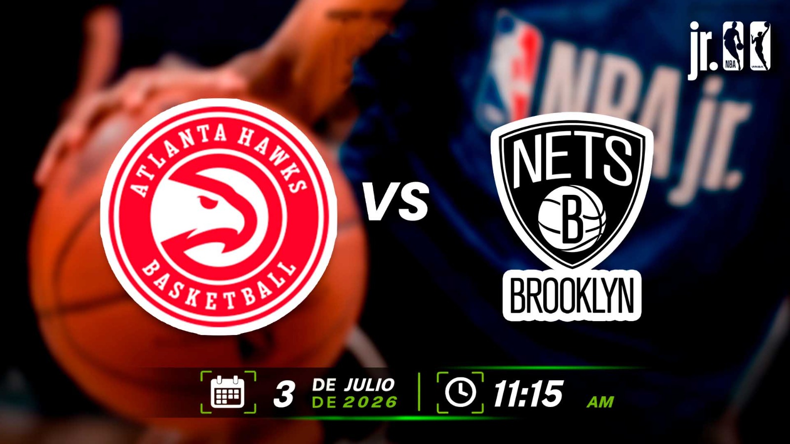 03 JUL | JDNE | JR NBA | MASC | HAWKS (COL. LAMATEPEC) vs NETS (COL. CHAMPAGNAT) - AloudTV Sports