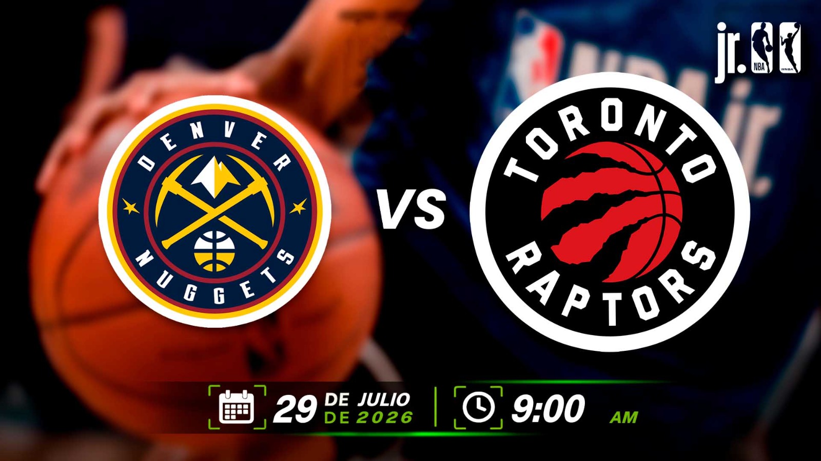 29 JUL | JRNBA | FEM | NUGGETS (CE BALTAZAR PARADA) vs RAPTORS (CE CTÓN. SAN JOSÉ) - AloudTV Sports