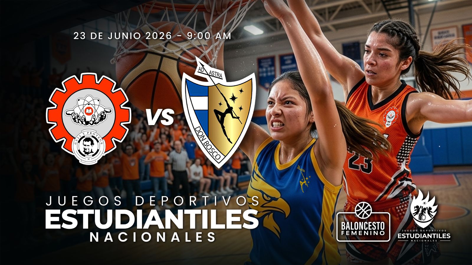 23 JUN | JDNE | BALONCESTO | 17 FEM | ITEXSAL VS DON BOSCO - AloudTV Sports