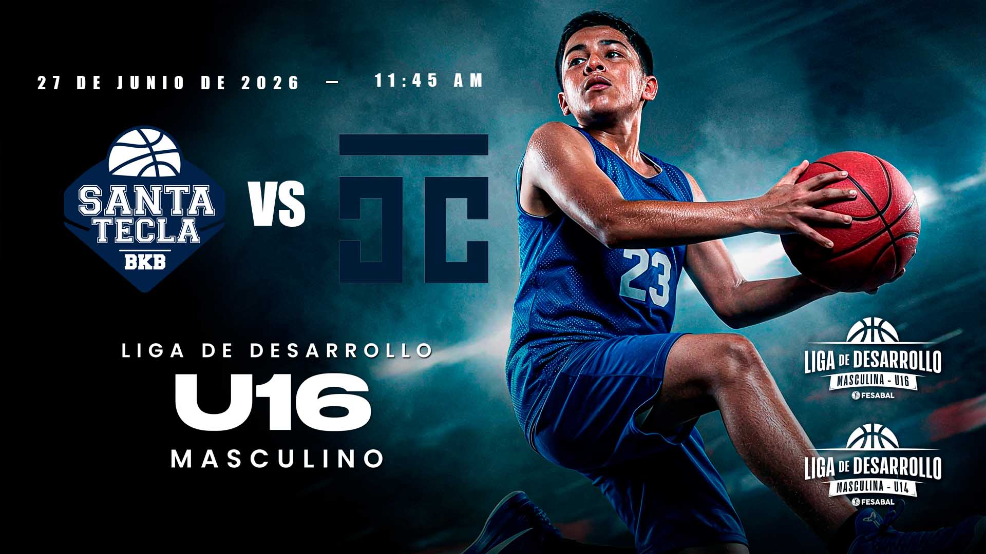27 JUN | LD | U16M | SANTA TECLA IMDELS 16M vs CTC BKB CLUB 16M - AloudTV Sports