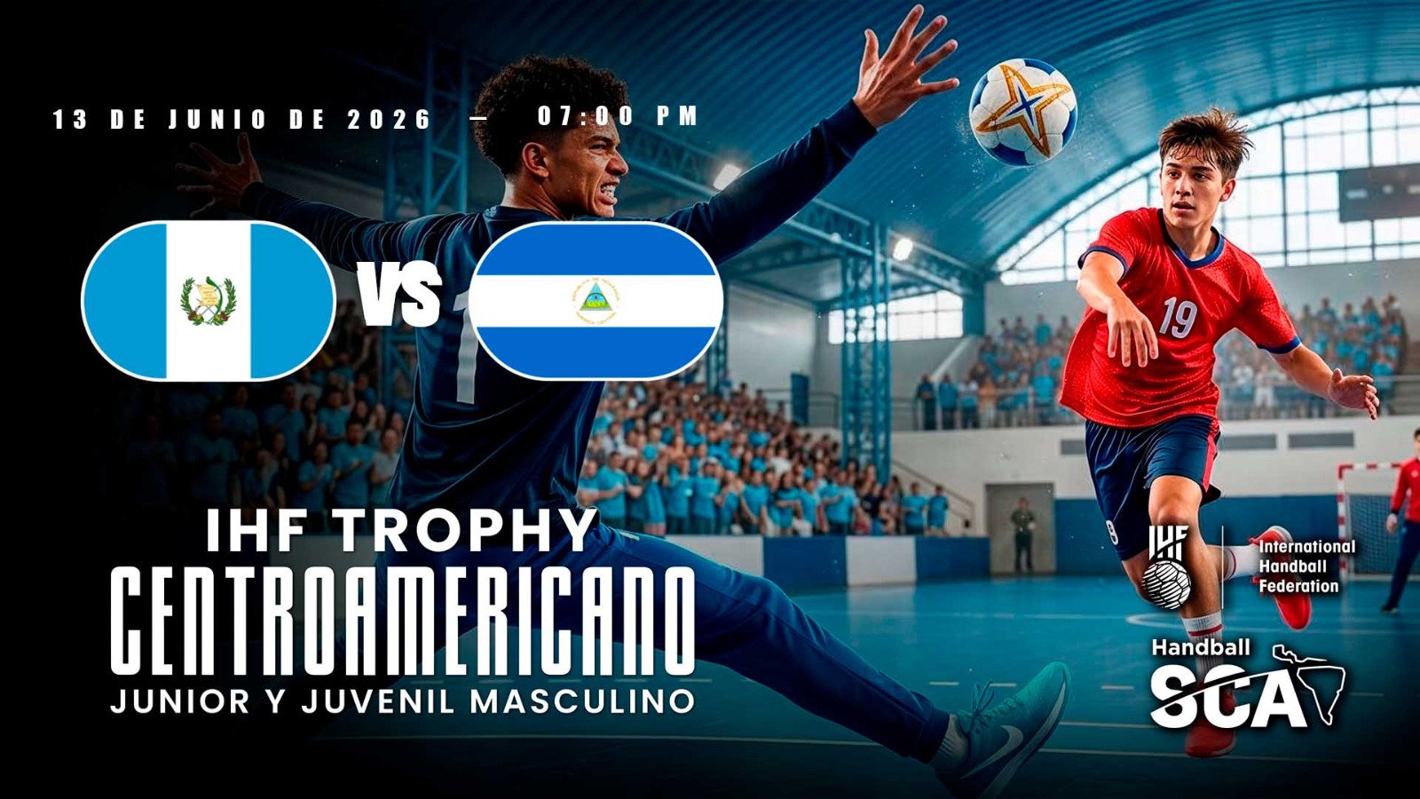 13 JUN | BALONMANO | IHF TROPHY | JUNIOR | FINAL | GUATEMALA vs NICARAGUA - AloudTV Sports