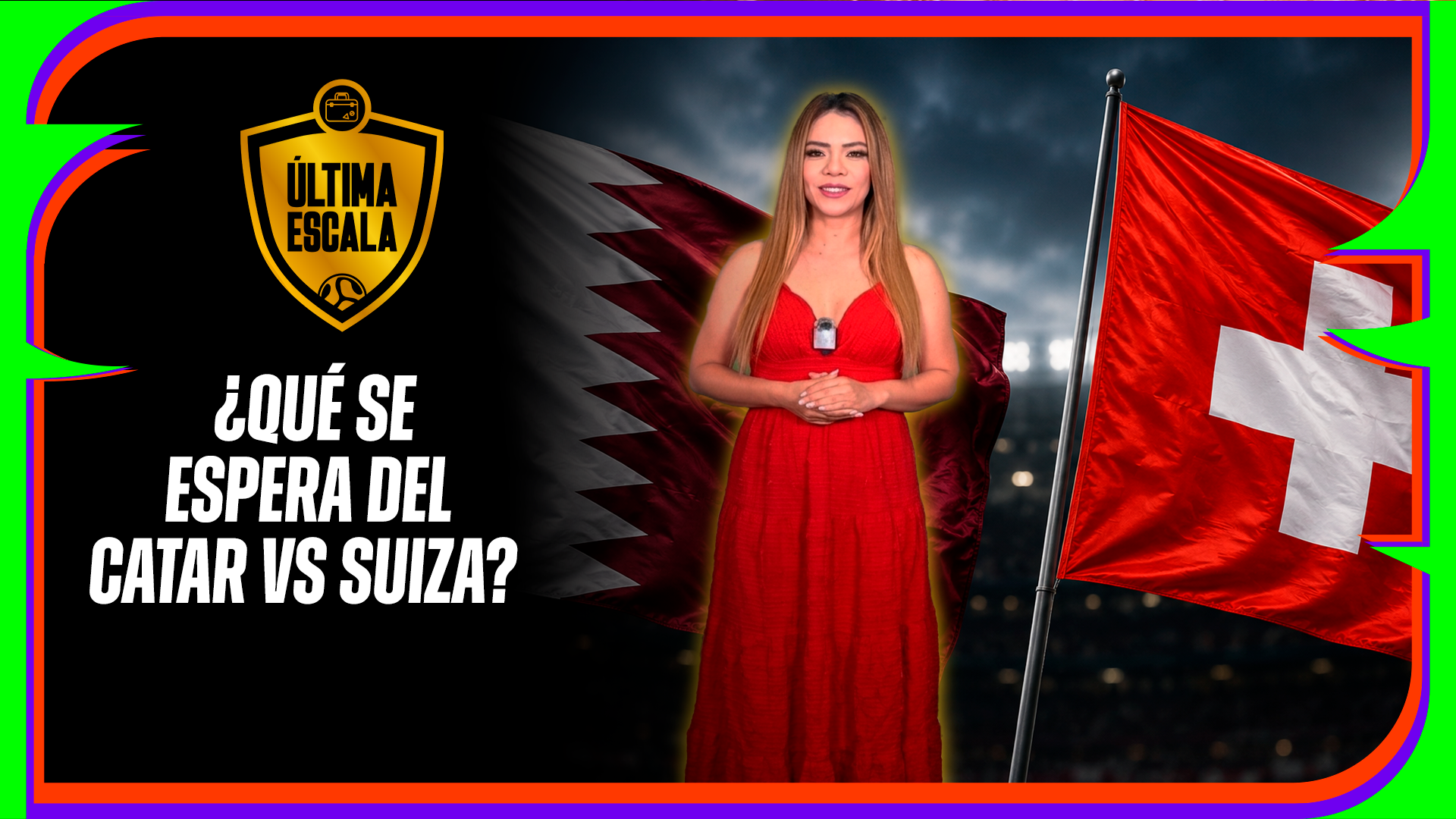 13 JUN ÚLTIMA ESCALA PREVIA PARTIDO CATAR VS SUIZA - AloudTV Sports