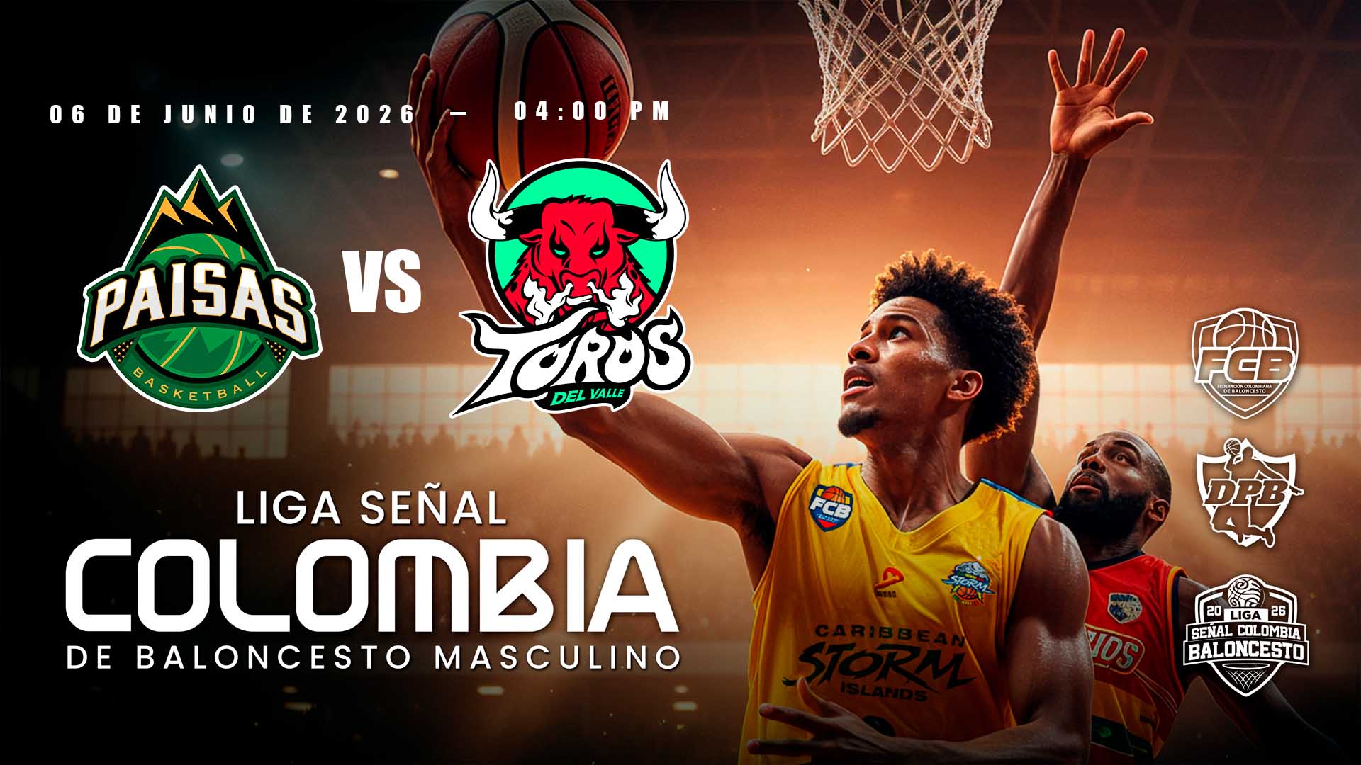 06 JUN | LBP | PAISAS VS TOROS - AloudTV Sports