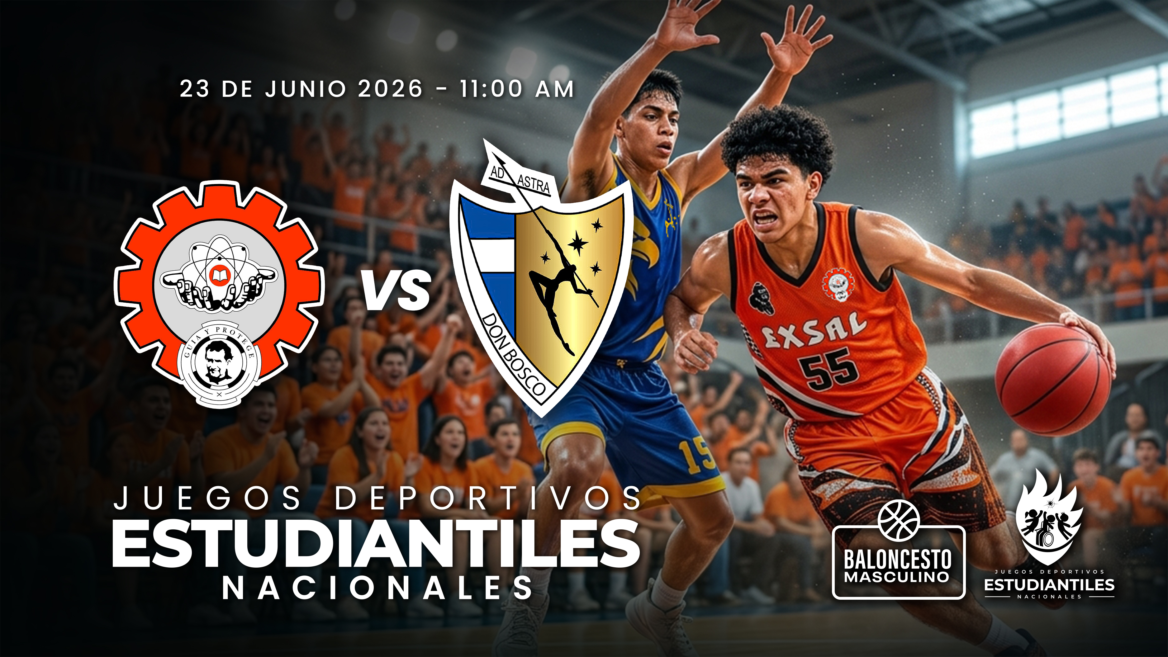 23 JUN | JDNE | BALONCESTO | 17 MASC | ITEXSAL VS DON BOSCO - AloudTV Sports