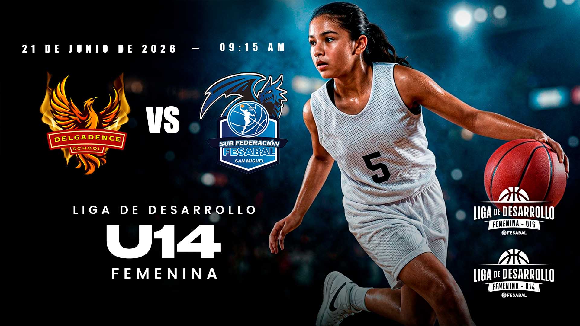 21 JUN | LD | U14 F | DELGADENSE SCHOOL vs DRAGONS - AloudTV Sports