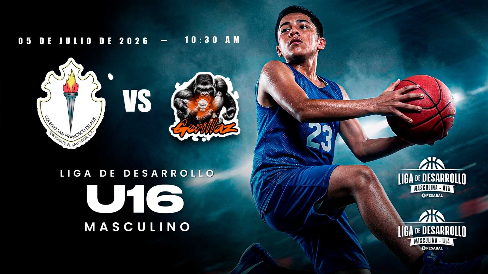 05 JUL | LD | U16M | SN. FCO. DE ASÍS 16M vs GORILLAZ 16M - AloudTV Sports