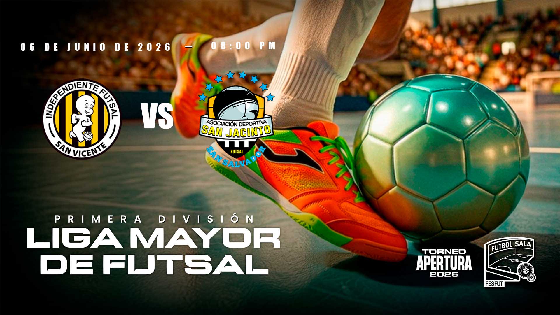 06 JUN  | FUTBOL SALA | INDEPENDIENTE VS SAN JACINTO - AloudTV Sports