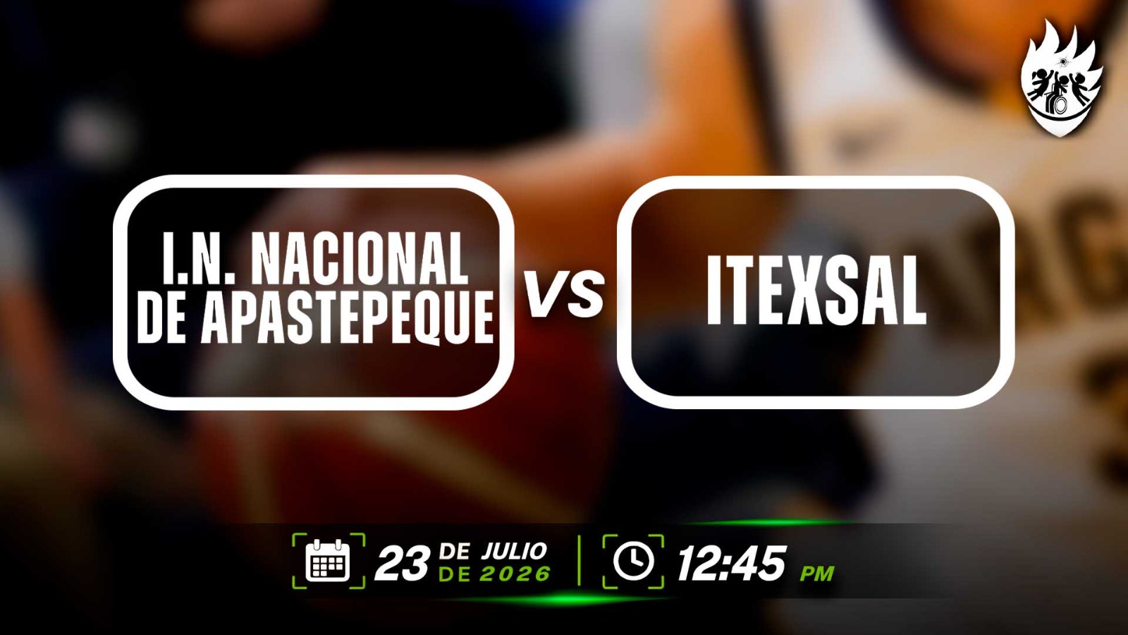 23 JUL | JDEN | BKB | 17A | 4os | MASC | I.N. NACIONAL DE APASTEPEQUE vs ITEXSAL - AloudTV Sports
