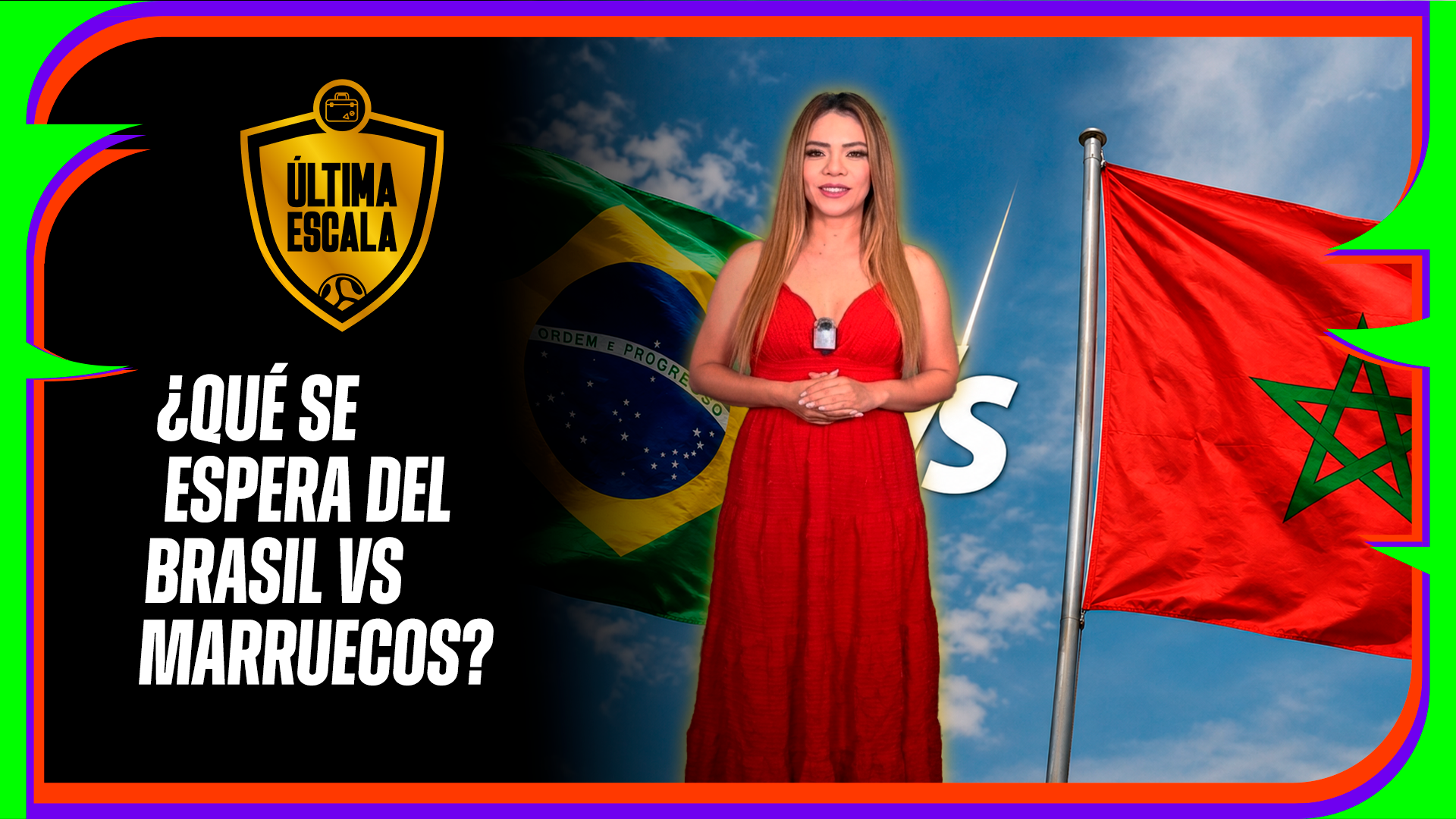 13 JUN ÚLTIMA ESCALA PREVIA PARTIDO BRASIL VS MARRUECOS - AloudTV Sports