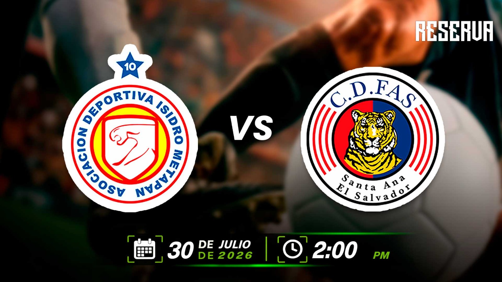 30 JUL | RESERVAS | ADI METAPAN VS FAS - AloudTV Sports
