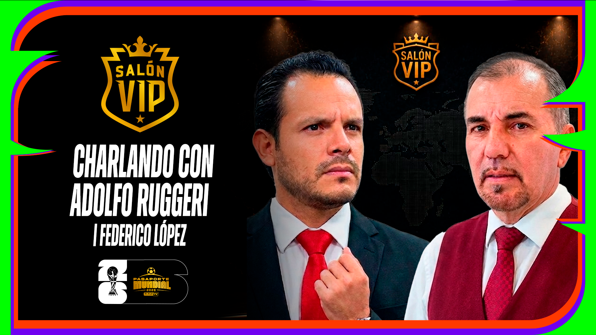8 JUN SALA VIP FEDERICO LÓPEZ CHARLANDO CON ADOLFO RUGGERI - AloudTV Sports