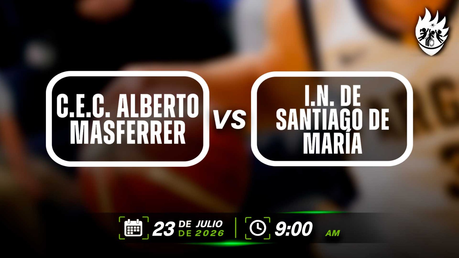 23 JUL | JDEN | BKB | 17A | 4os | FEM | C.E.C. ALBERTO MASFERRER vs I.N. DE SANTIAGO DE MARIA  - AloudTV Sports