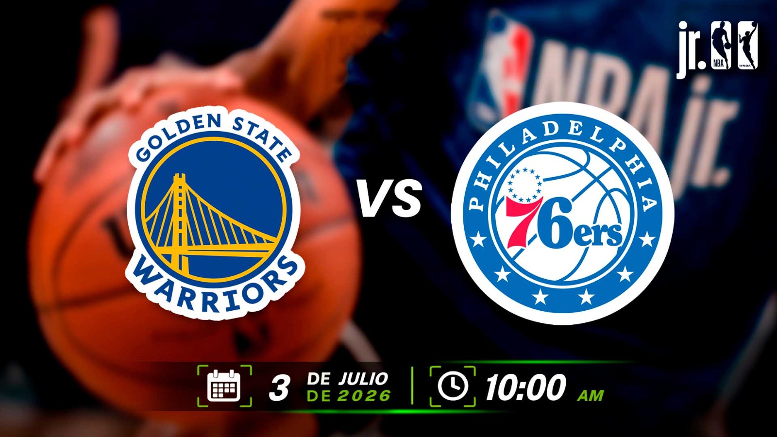03 JUL | JDNE | JR NBA | FEM | WARRIORS (COL. LA FLORESTA) vs 76ERS (COL. CHAMPAGNAT) - AloudTV Sports