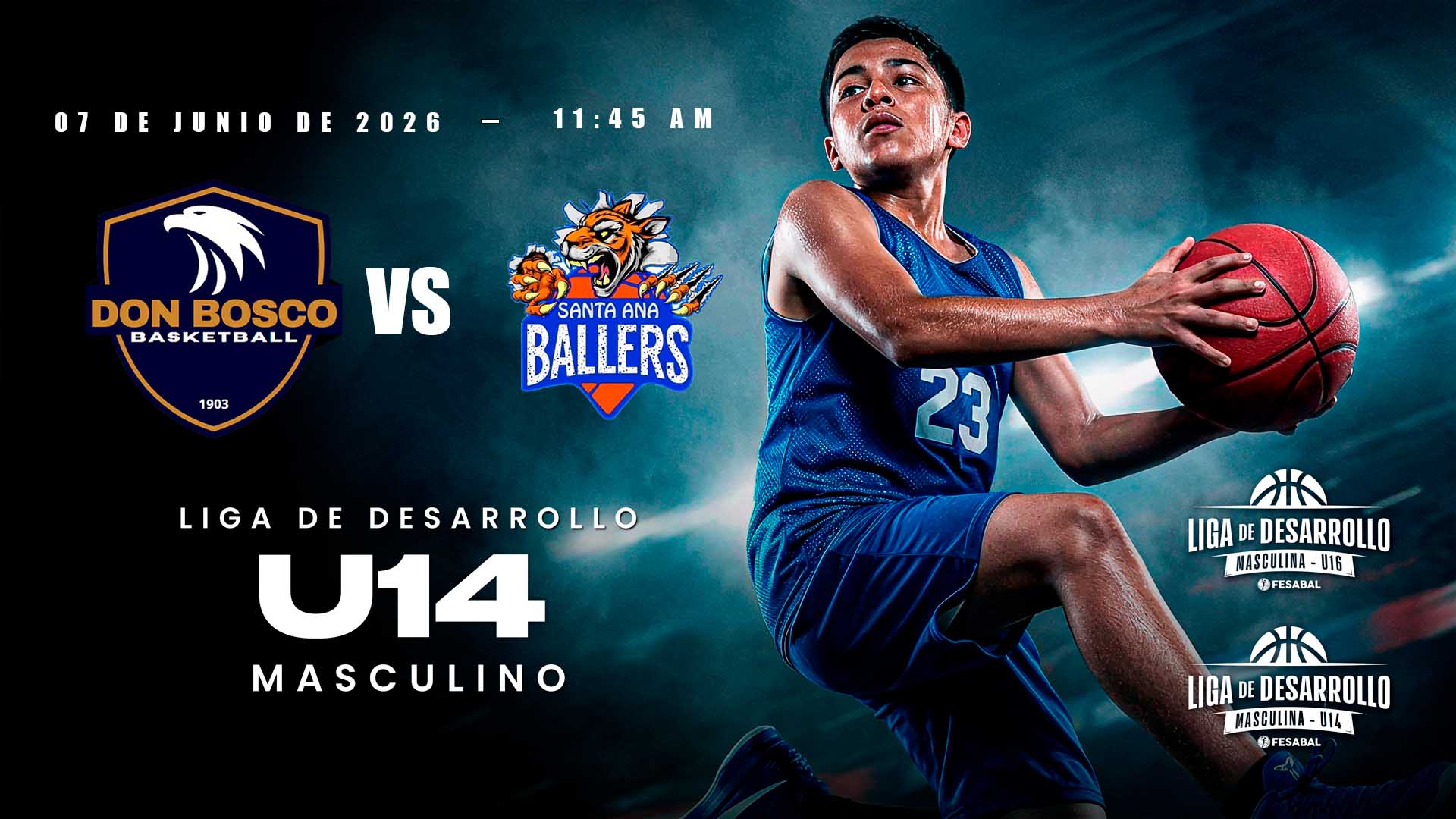 07 JUN | LD | U14 M | DON BOSCO vs ACADEMIA BALLERS - AloudTV Sports