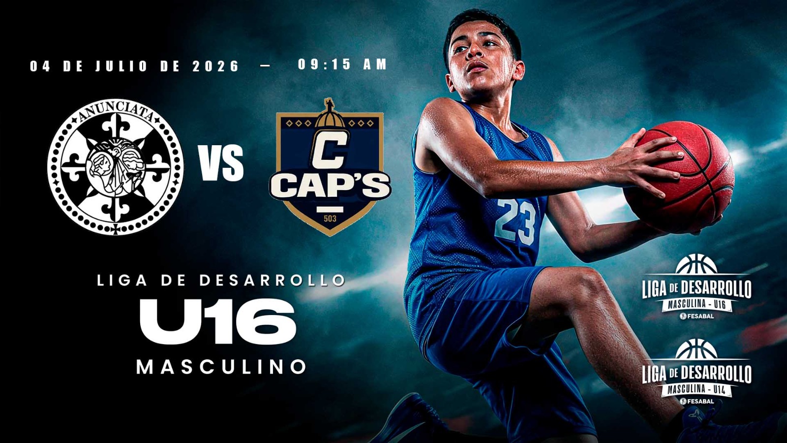 04 JUL | LD | U16M | CECAM 16M vs CAPS 16M - AloudTV Sports
