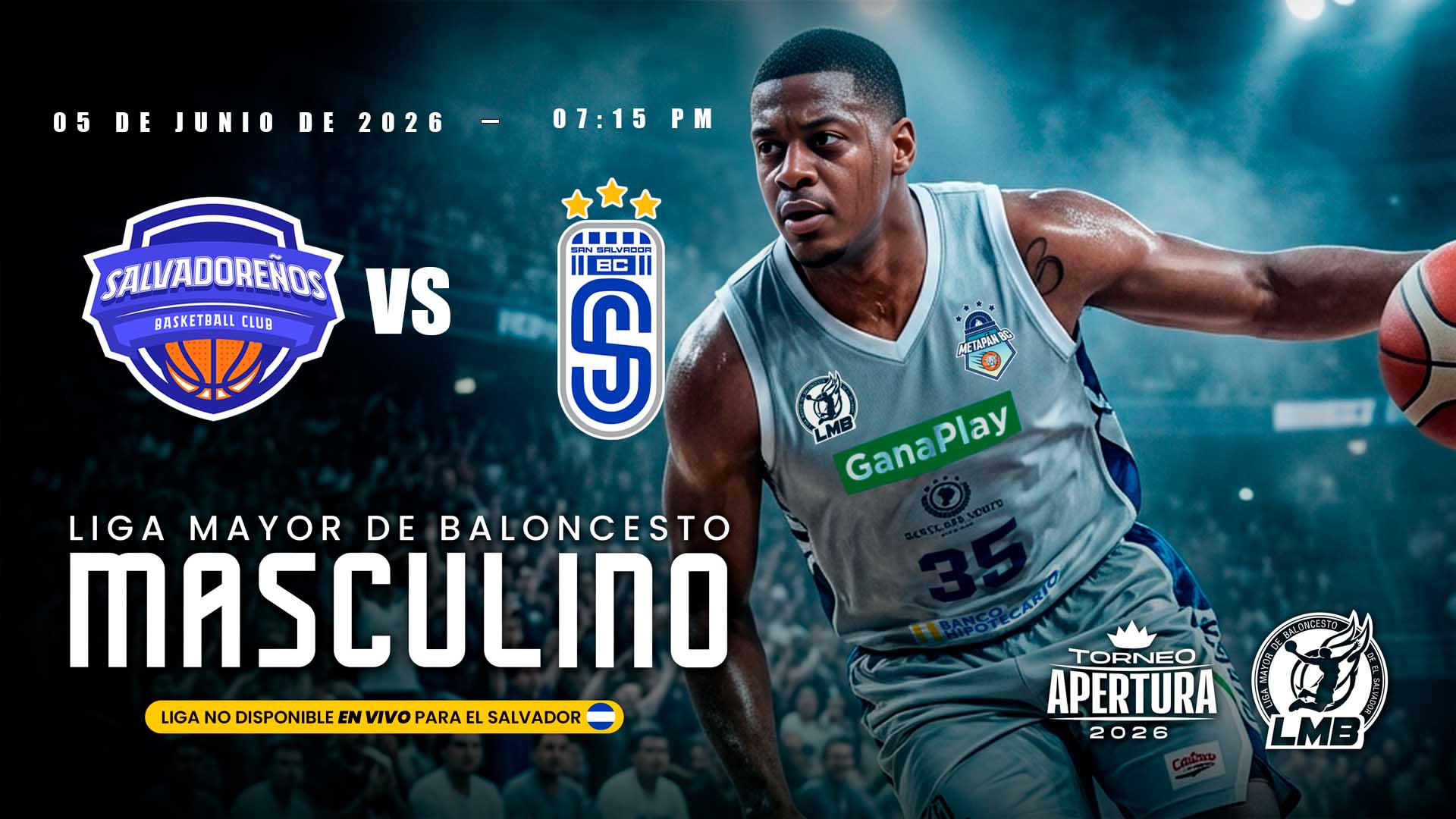 05 JUN | LMB | SALVADOREÑOS vs SAN SALVADOR  - AloudTV Sports