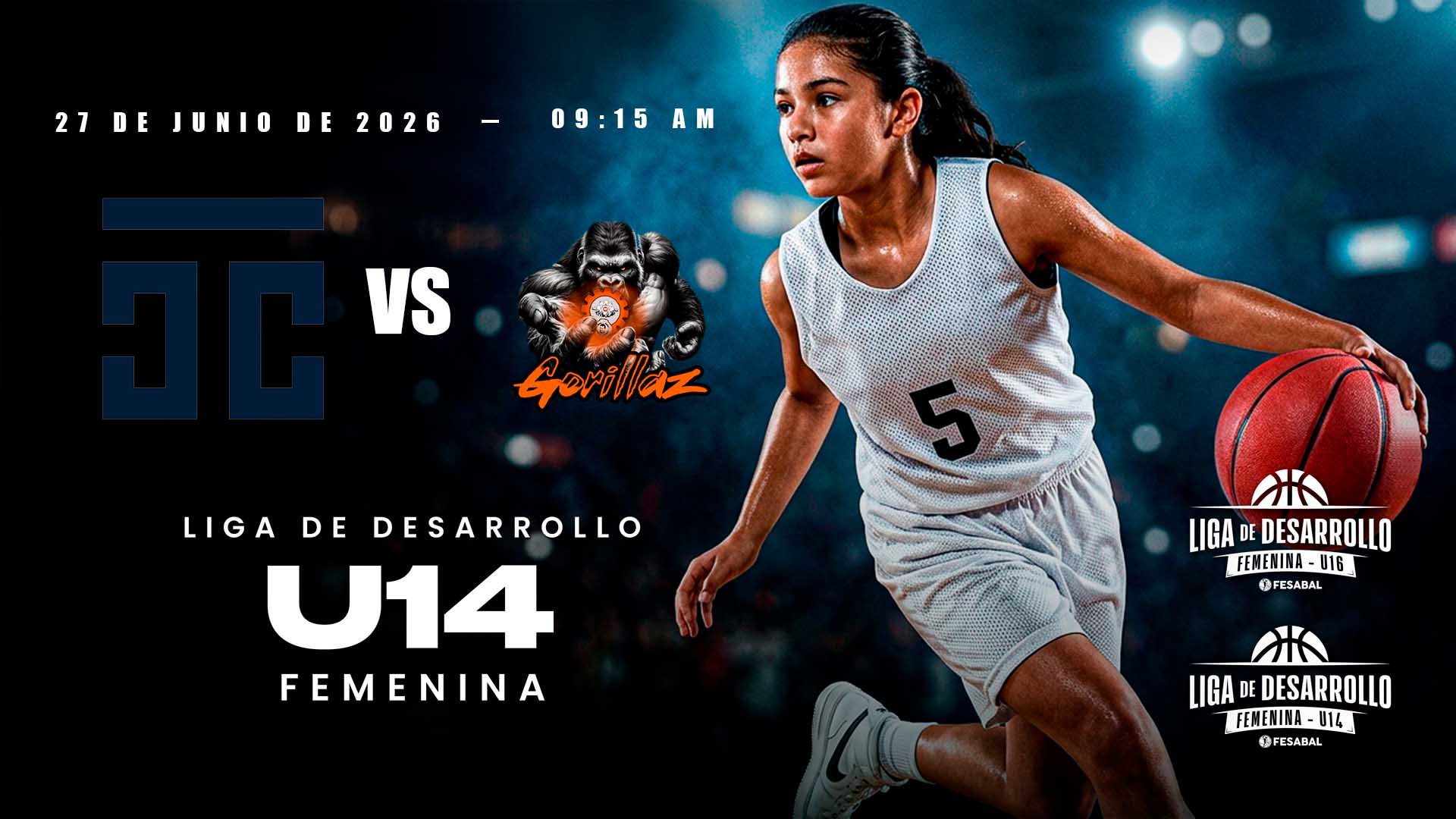 27 JUN | LD | U14F | CTC BKB CLUB 14F vs GORILLAZ 14F - AloudTV Sports