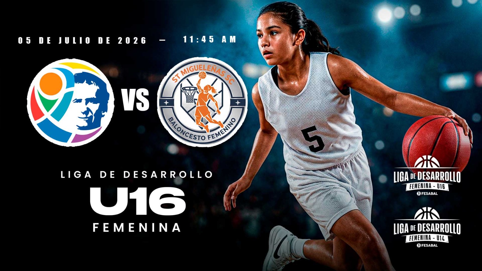 05 JUL | LD | U16F | FUSALMO 16F vs MIGUELEÑAS 16F - AloudTV Sports