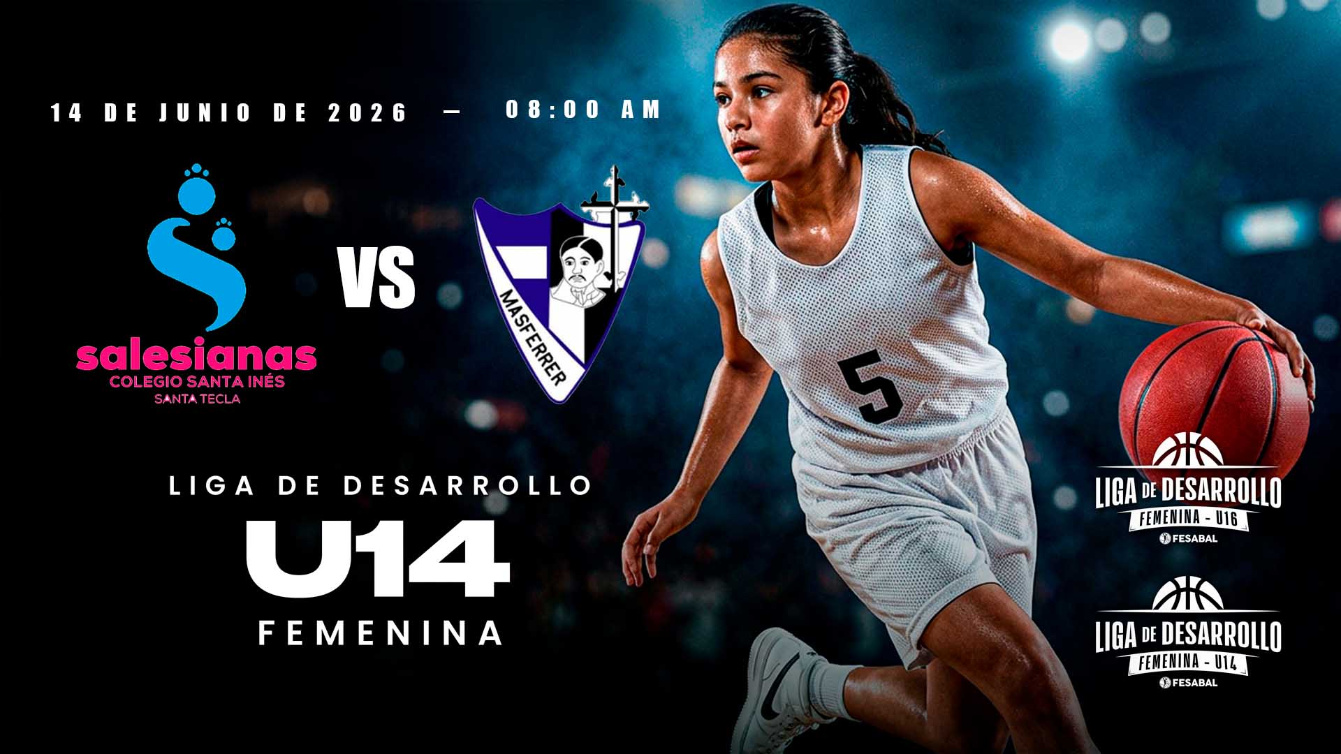 14 JUN | LD | U14 F | SANTA INÉS vs MASFERRER - AloudTV Sports