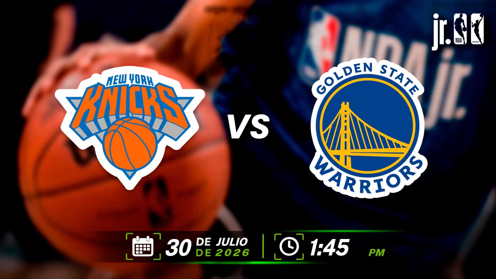 30 JUL | JRNBA | MASC | KNICKS (CEC ALBERTO MASFERRER) vs WARRIORS (COL. SANTA CECILIA) - AloudTV Sports