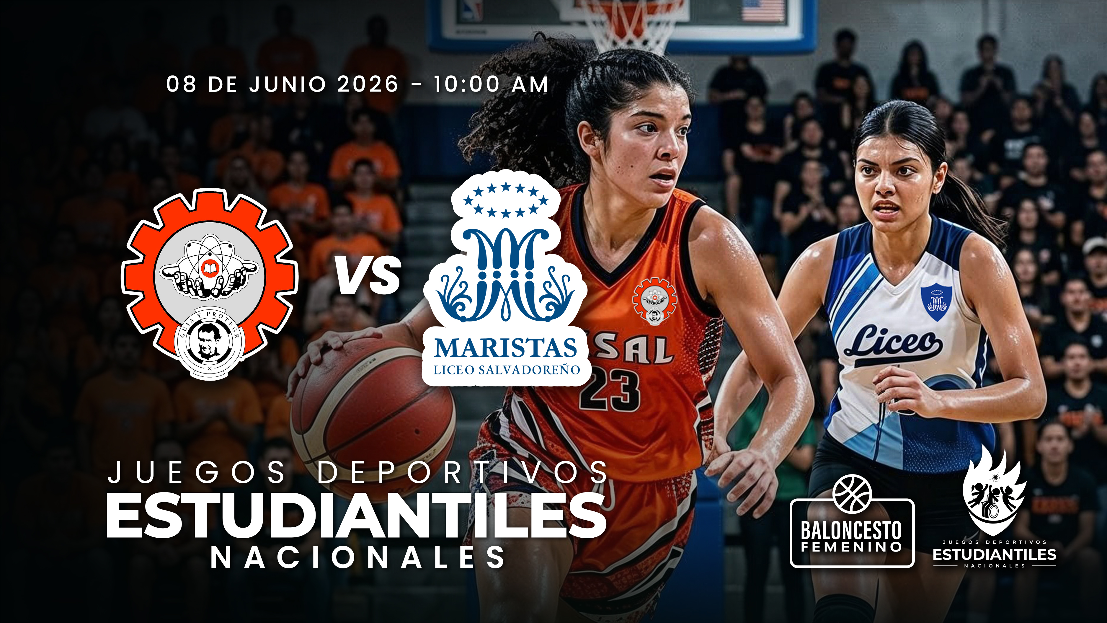 08 JUN | JDNE | BALONCESTO | 17 FEM | ITEXSAL A VS LICEO SALVADOREÑO - AloudTV Sports
