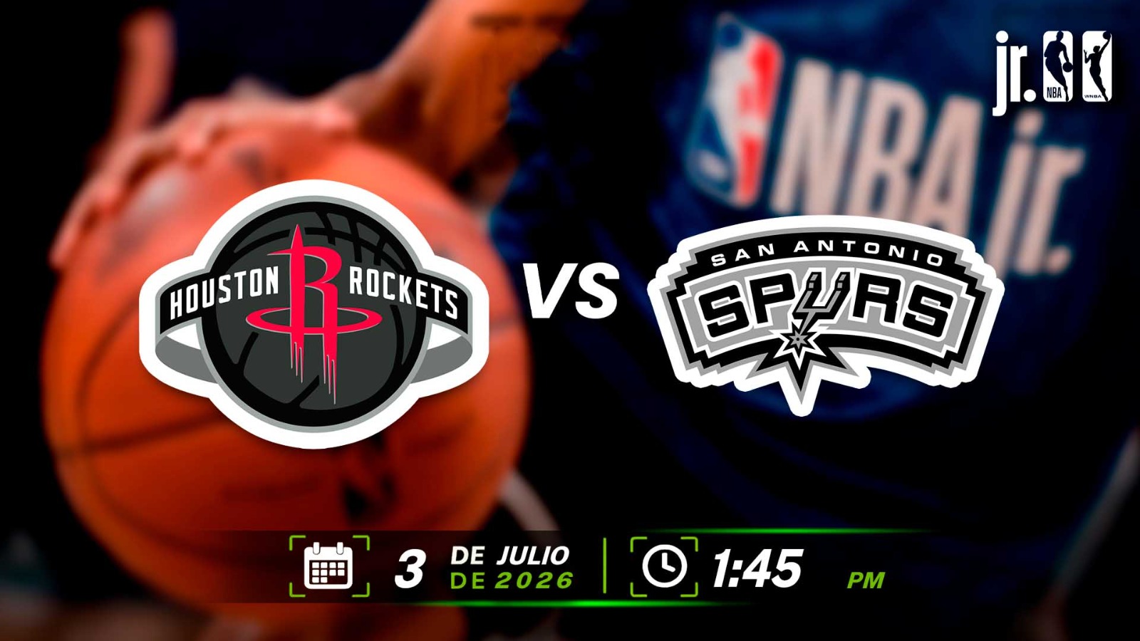 03 JUL | JDNE | JR NBA| MASC | ROCKETS (COL. DON BOSCO) vs SPURS (COL. GARCÍA FLAMENCO) - AloudTV Sports