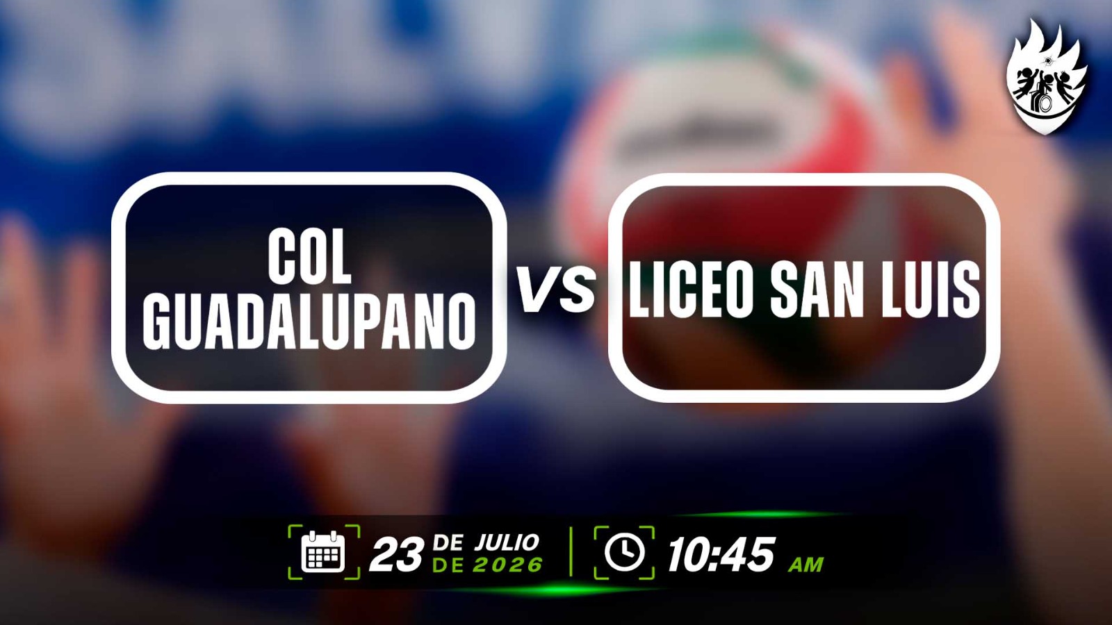 23 JUL | JDEN | VOLEIBOL | 17 FEM | SEMFINAL NAC | Col. Guadalupano VS Liceo San Luis - AloudTV Sports