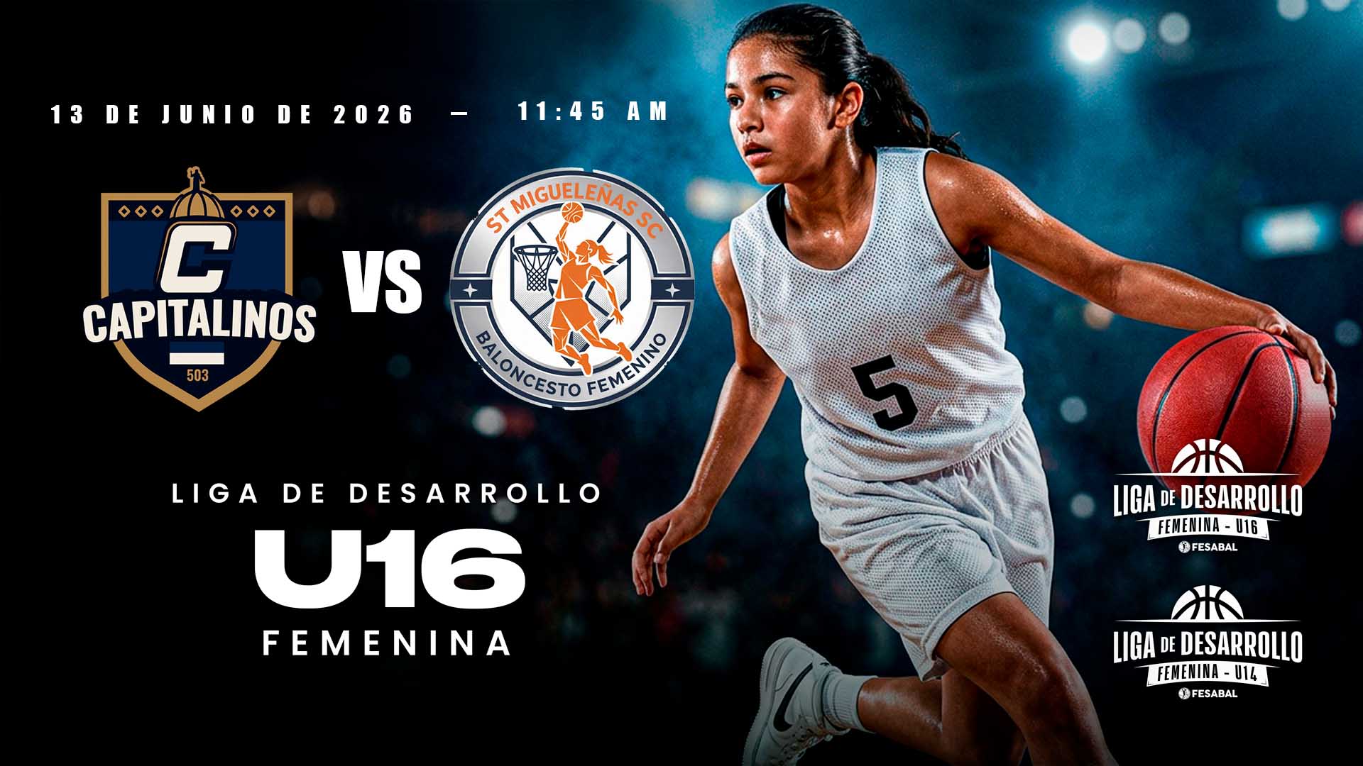 13 JUN | LD | U16 F | CAPITALINOS 503 vs MIGUELEÑAS - AloudTV Sports