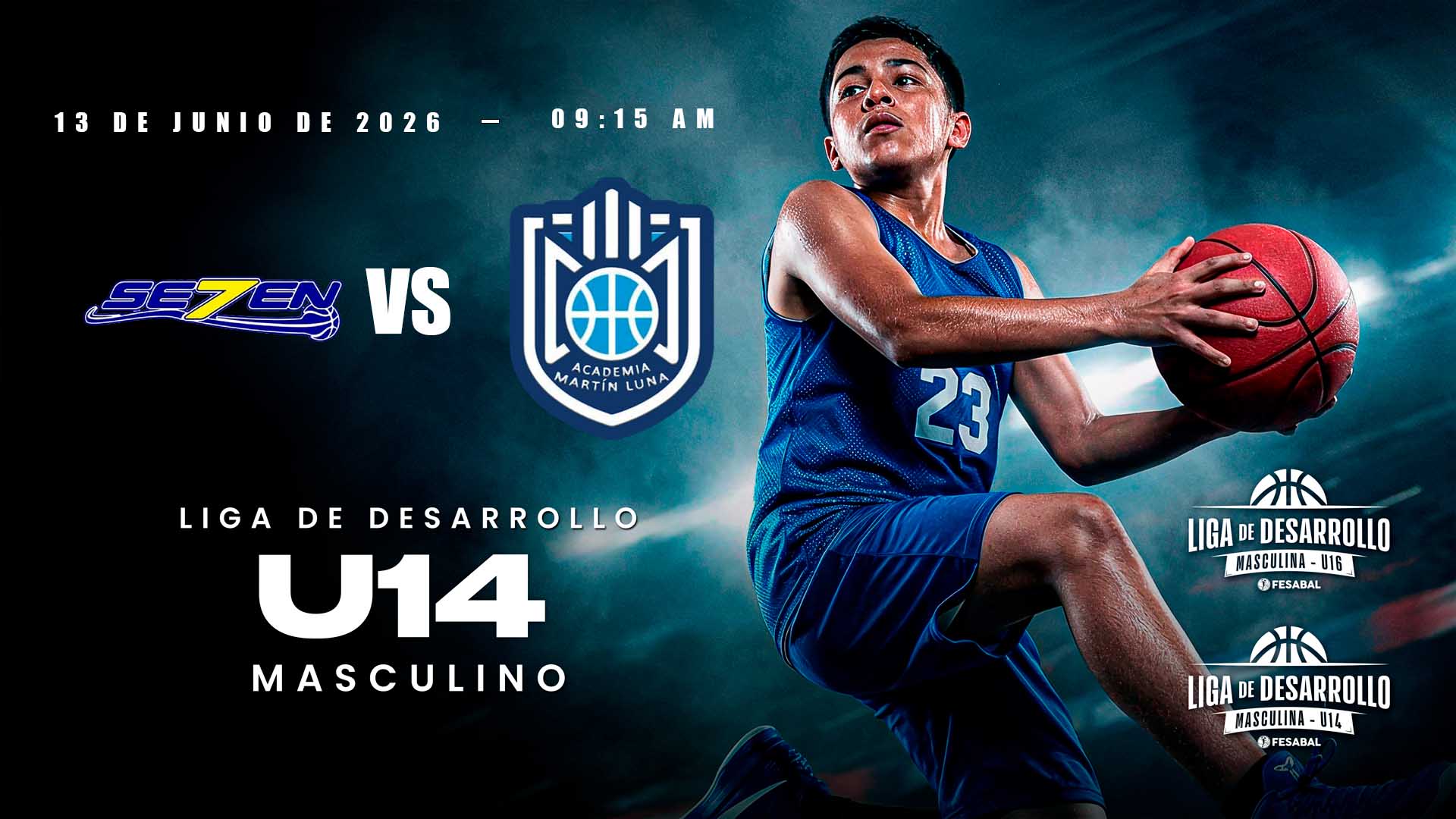 13 JUN | LD | U14 M | SEVEN vs ACADEMIA MARTÍN LUNA - AloudTV Sports