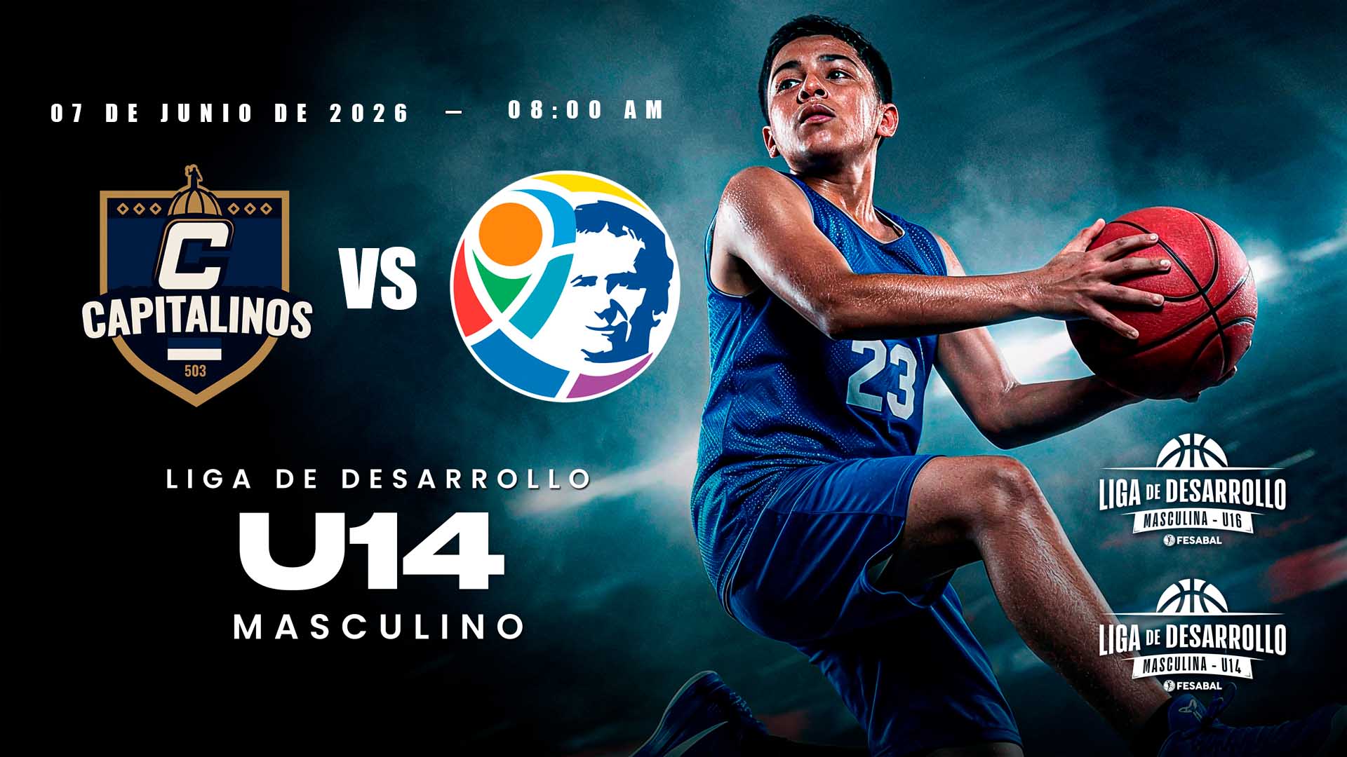 07 JUN | LD | U14 M | CAPITALINOS 503 vs FUSALMO - AloudTV Sports