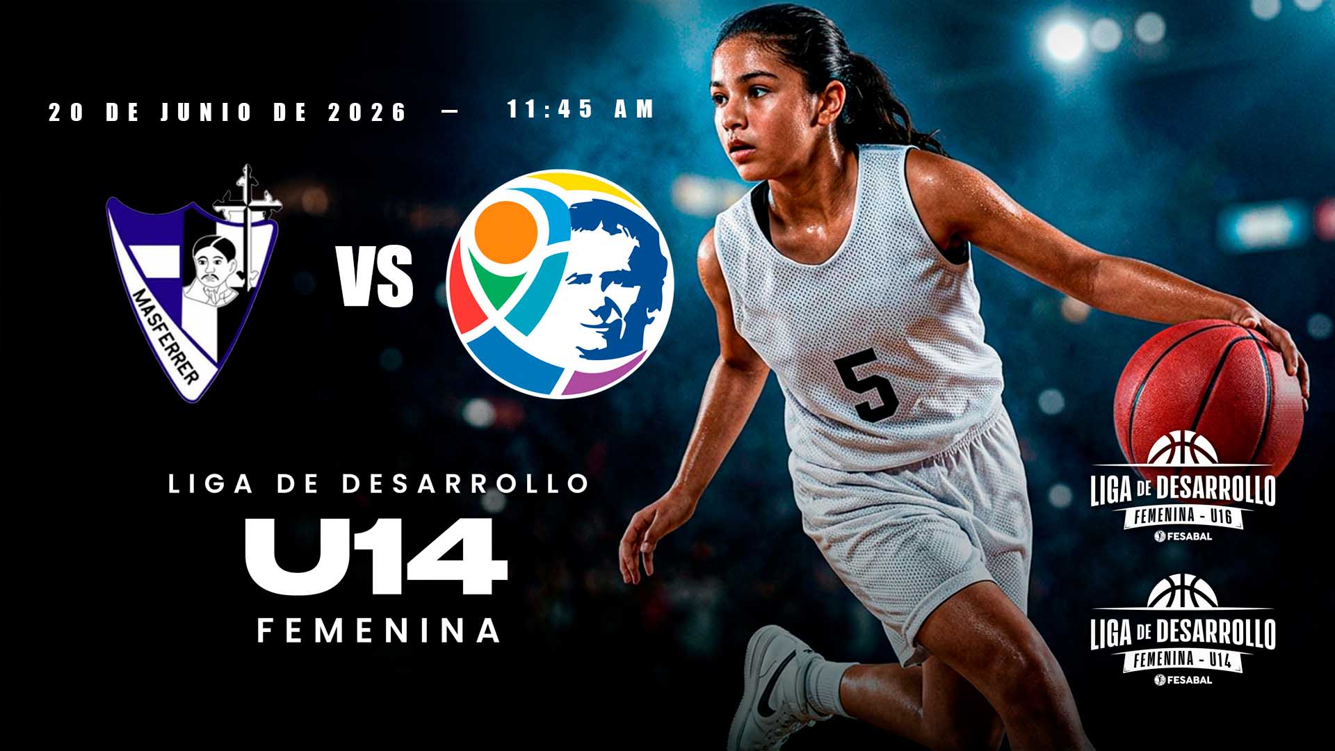 20 JUN | LD | U14 F | MASFERRER vs FUSALMO - AloudTV Sports