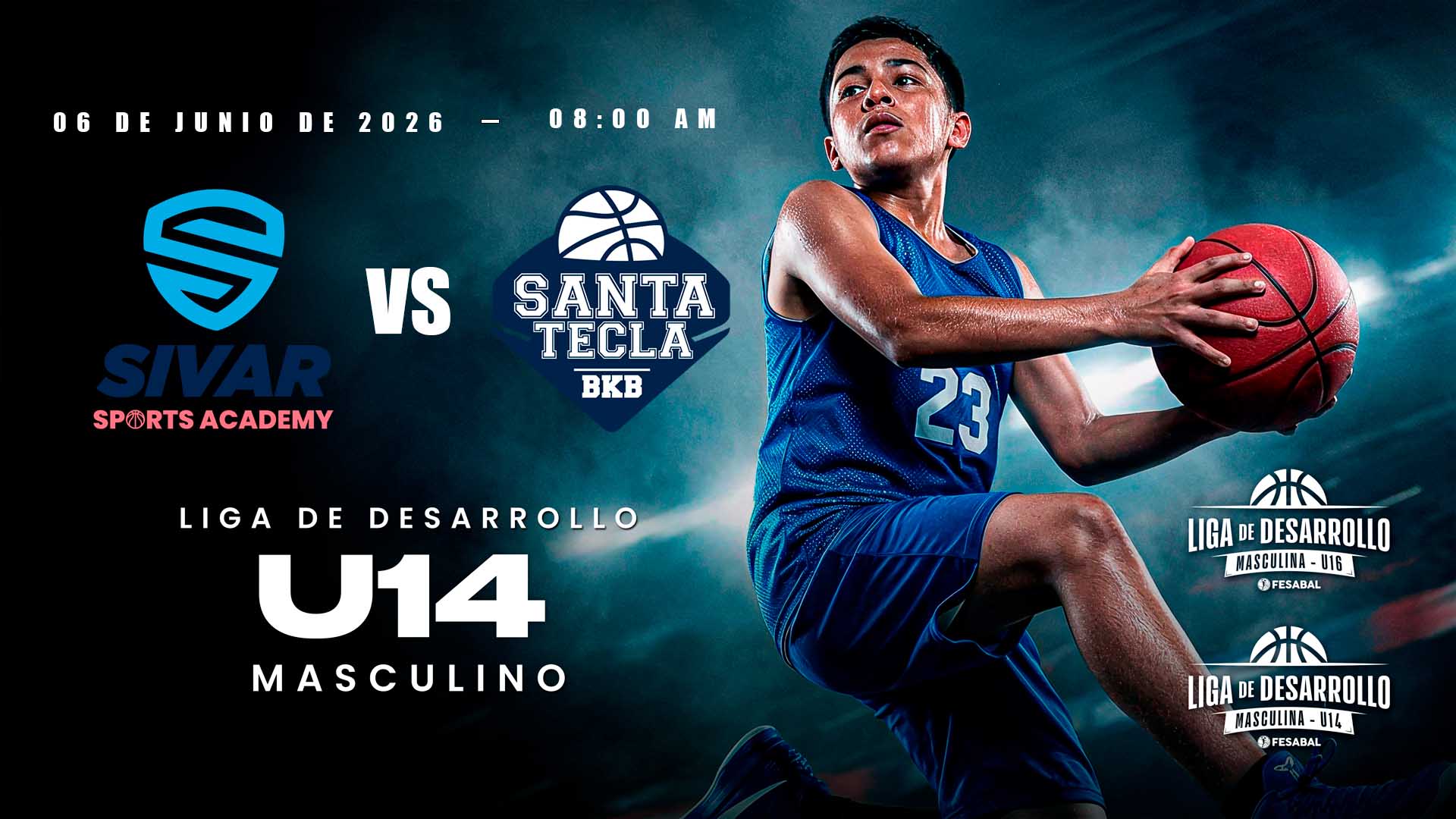 06 JUN | LD | U14 M | SIVAR SPORTS ACADEMY vs SANTA TECLA IMDELS - AloudTV Sports